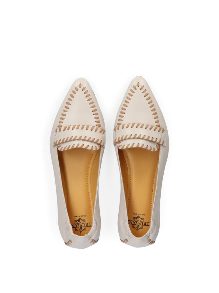Nappa offwhite en nocciola mo