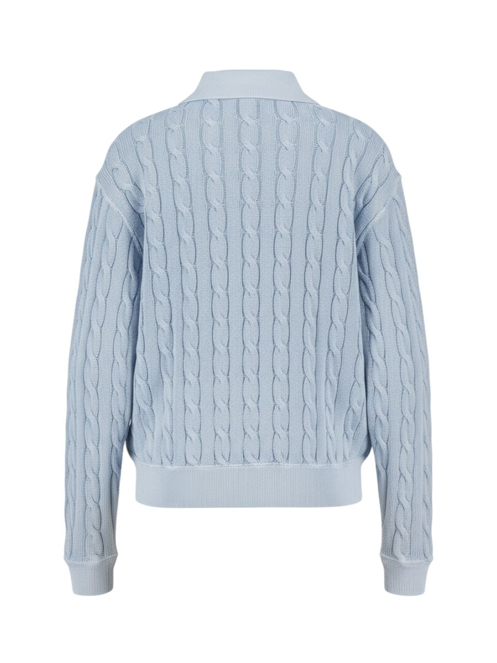 Blauwe gebreide trui Ralph Lauren 