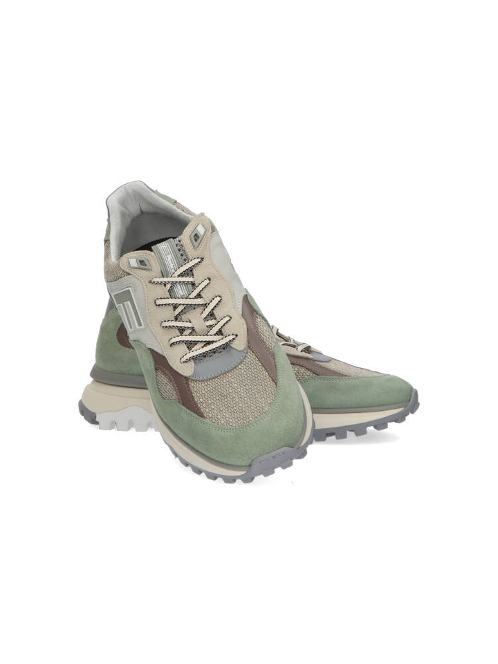 Lichtgrijze lage sneakers De Gripper Floris Van Bommel