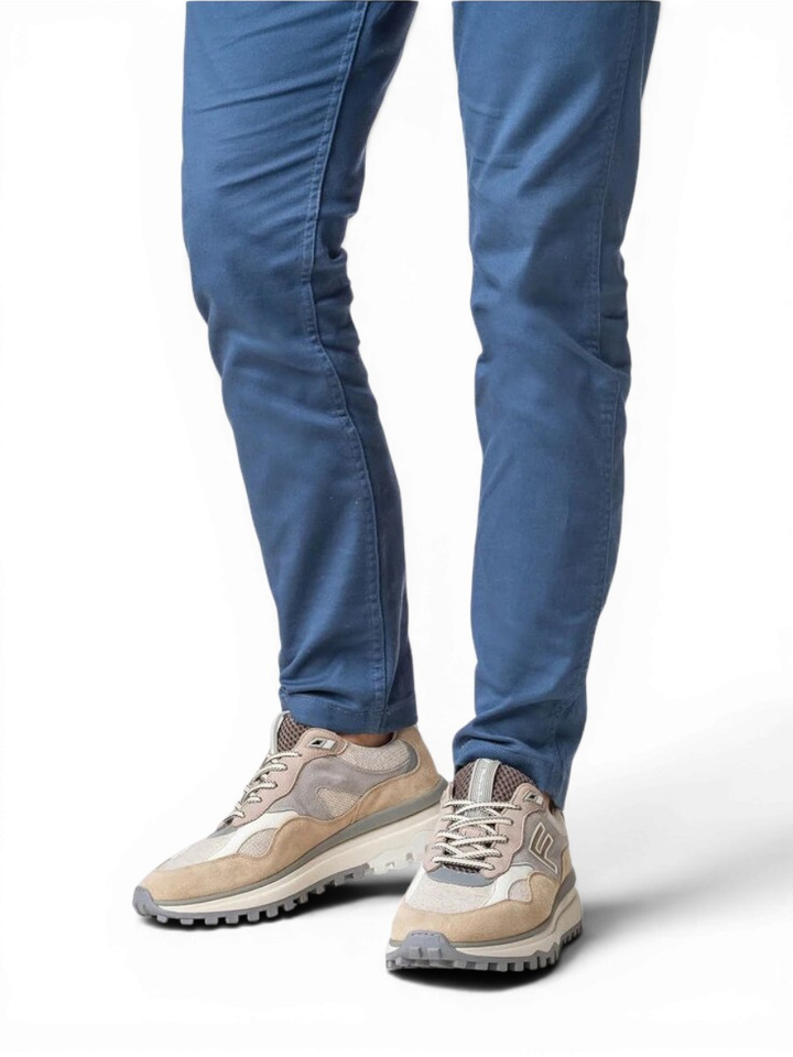 Naturel lage sneakers Floris Van Bommel