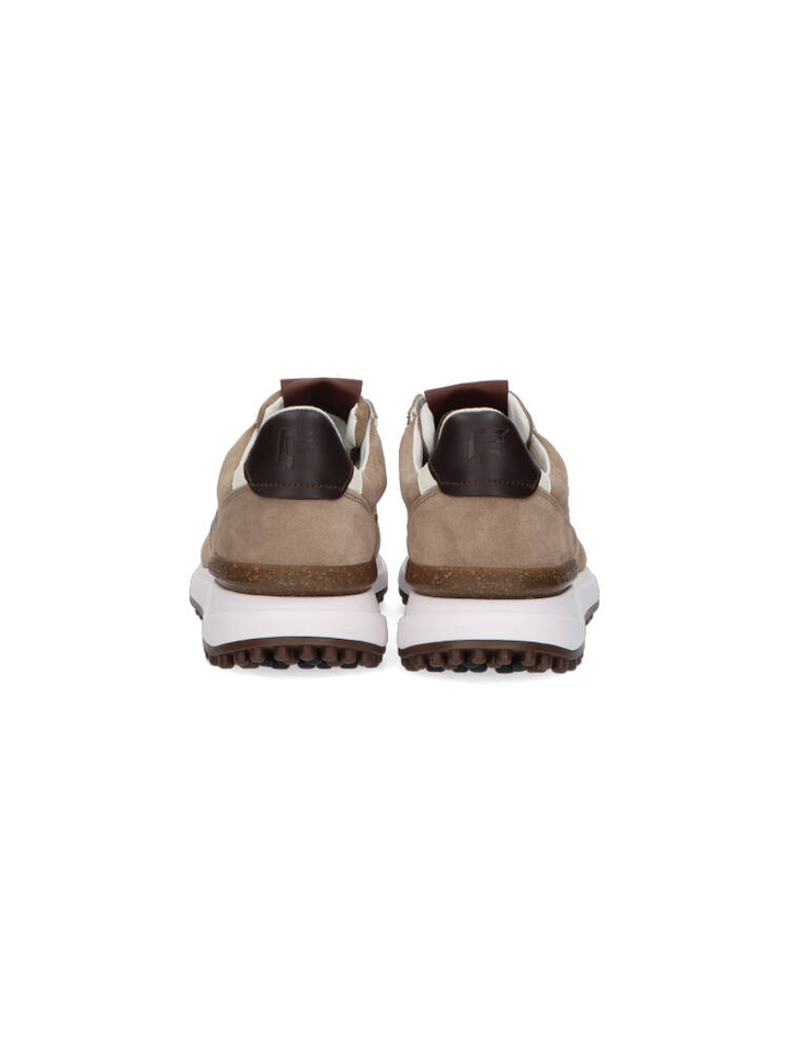 Lichtbruine lage sneakers Noppi Floris Van Bommel