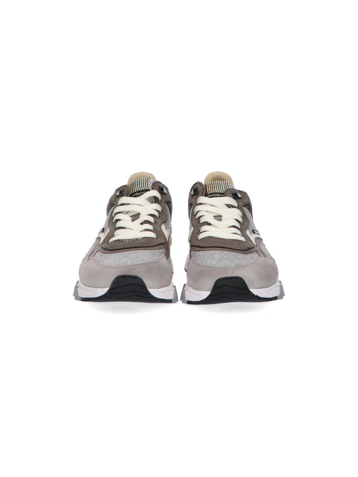 Lichtgrijze lage sneakers De Zager Floris Van Bommel