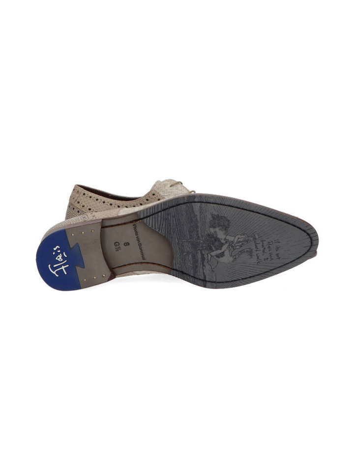 Lichtbruine geklede schoenen Floris Van Bommel 