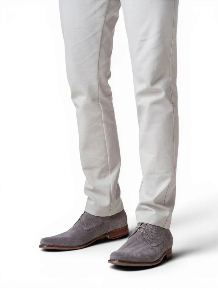 Grey geklede schoenen De Draver Floris Van Bommel 