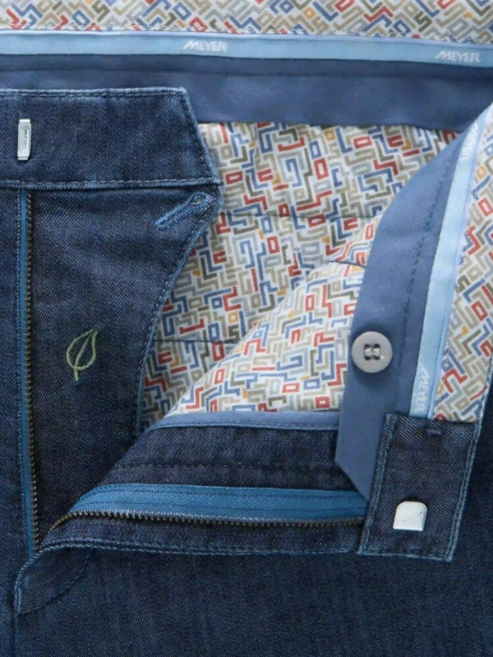 Donkerblauwe jeansbroek Bonn Meyer 