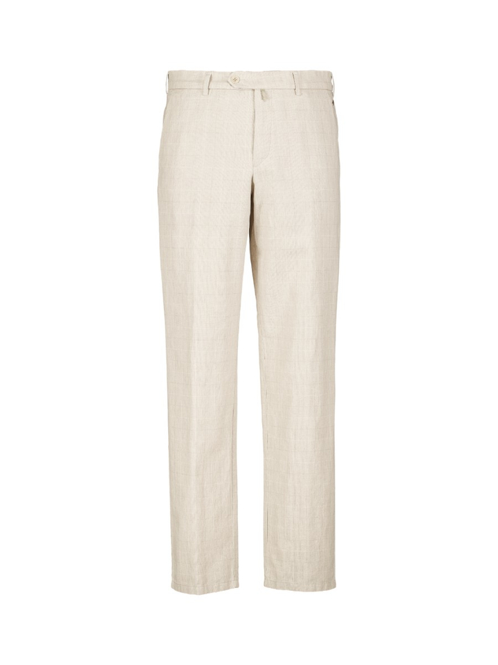 Beige chini met fijn ruit motief Roma Meyer 