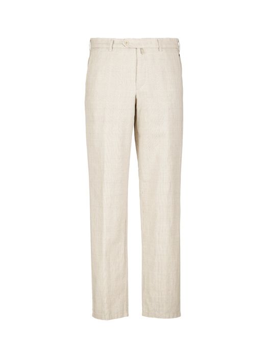 Beige chini met fijn ruit motief Roma Meyer