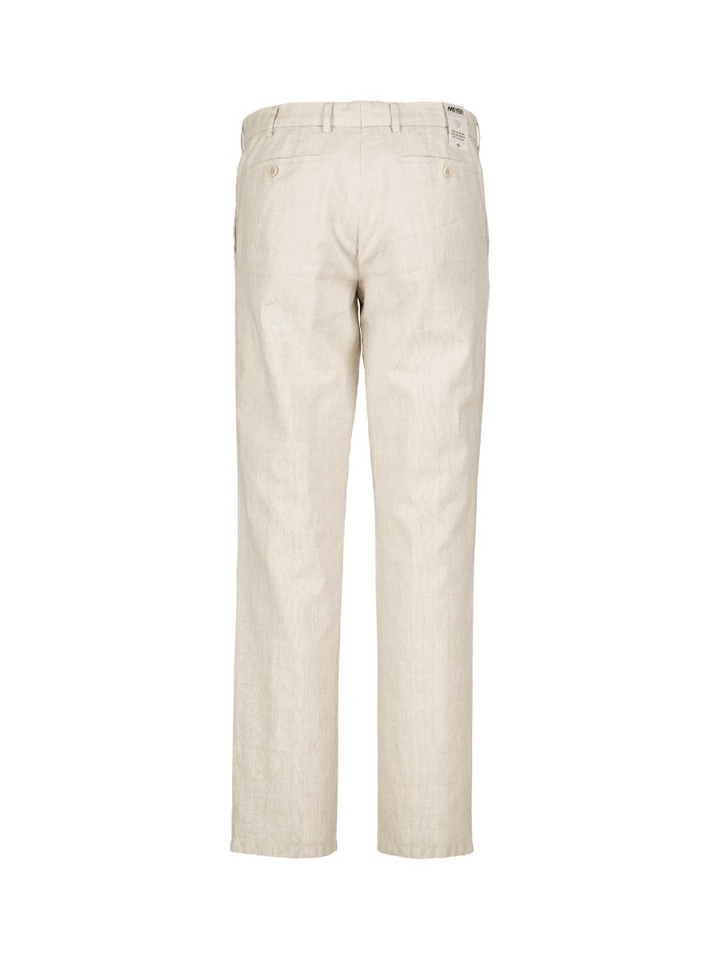 Beige chini met fijn ruit motief Roma Meyer 