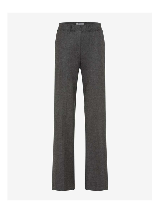 Grijze flared broek met elastiek Pam Flared Raphaela By Brax