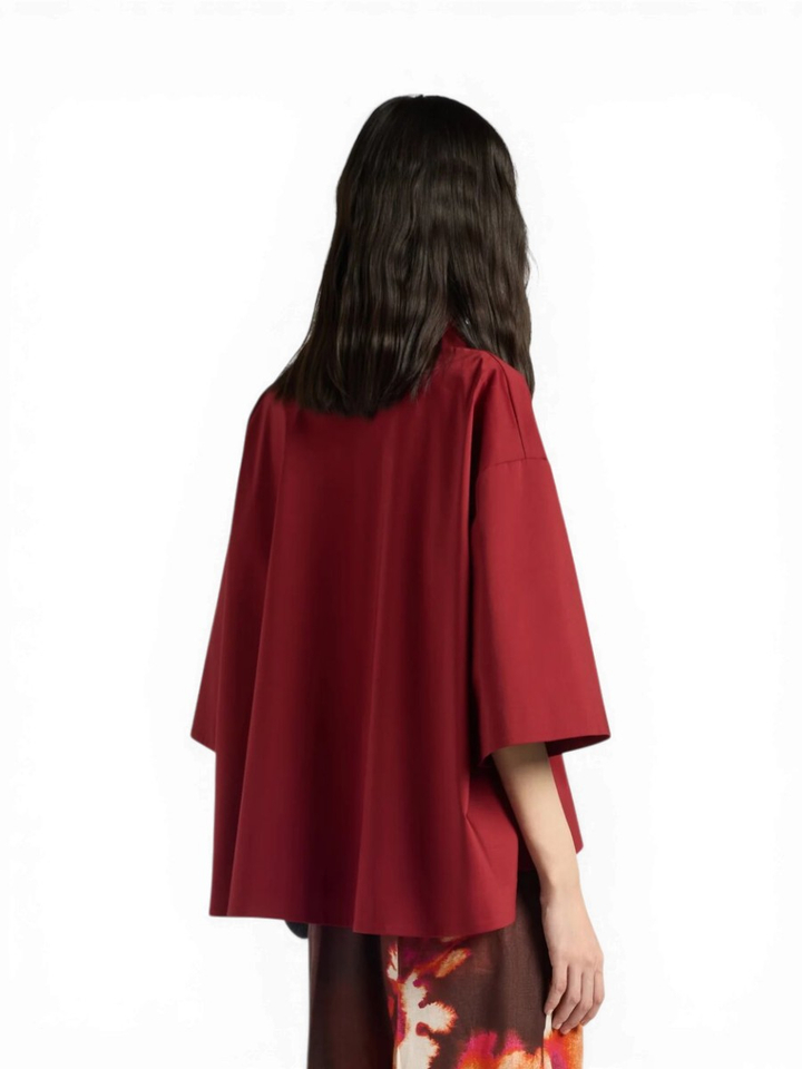 Bordeaux blouse Liviana Conti 