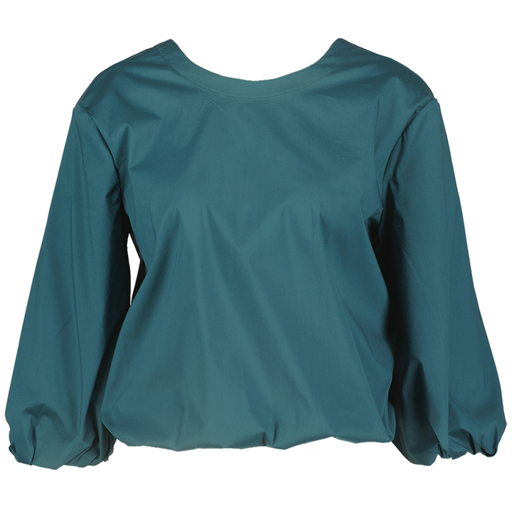 Groene top met open rug Liviana Conti 