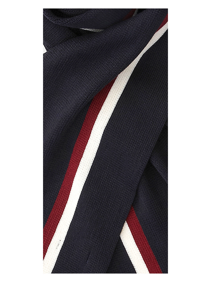 Blauwe sjaal met strepen Tommy Hilfiger 