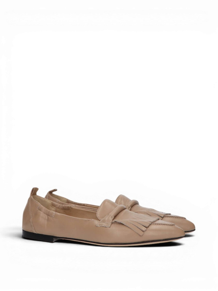 Glove soft mocha ballerinas Pomme D'or