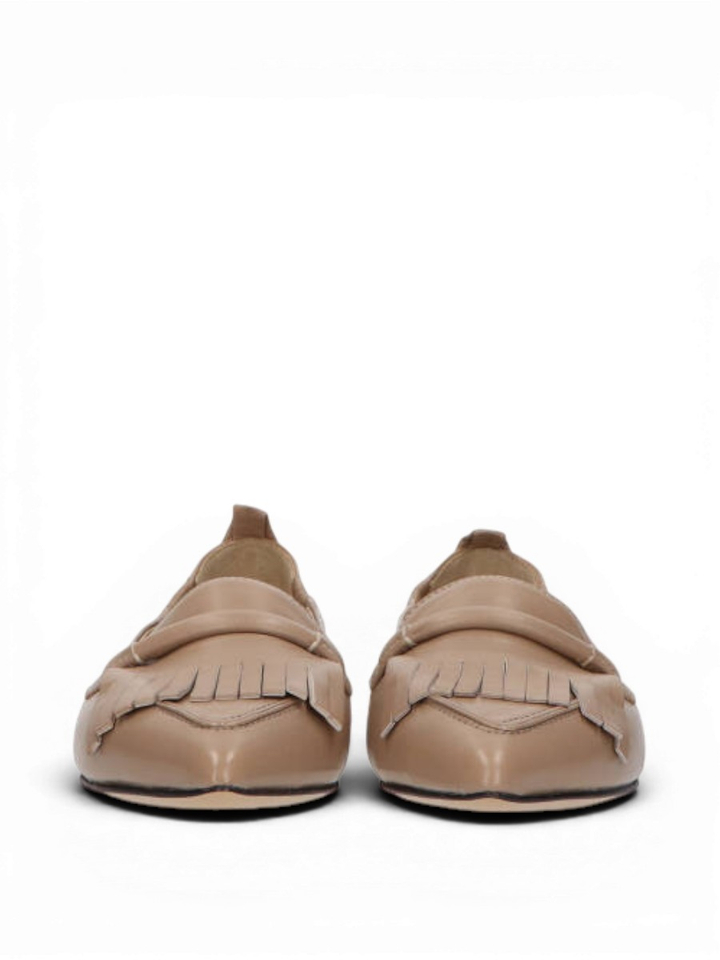 Glove soft mocha ballerinas Pomme D'or