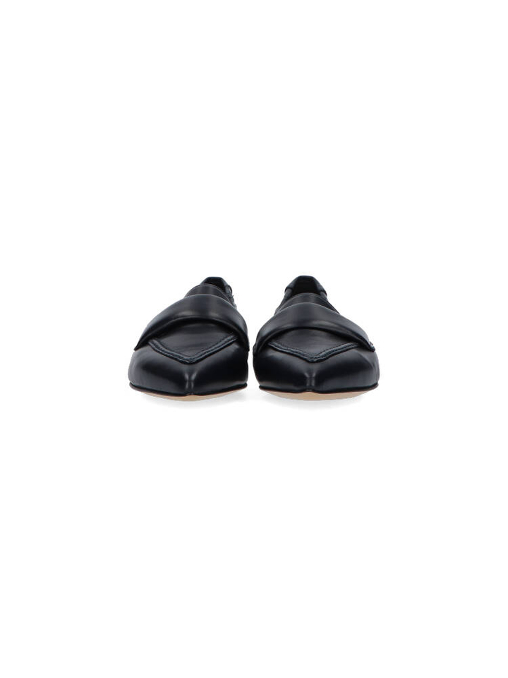 Glove navy moccasins Pommes d'or