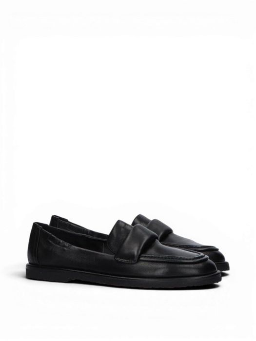 Glove nero moccasins Pommes d'or