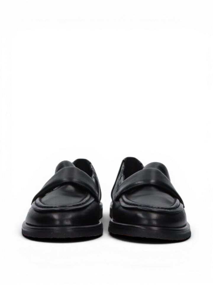 Glove nero moccasins Pommes d'or 