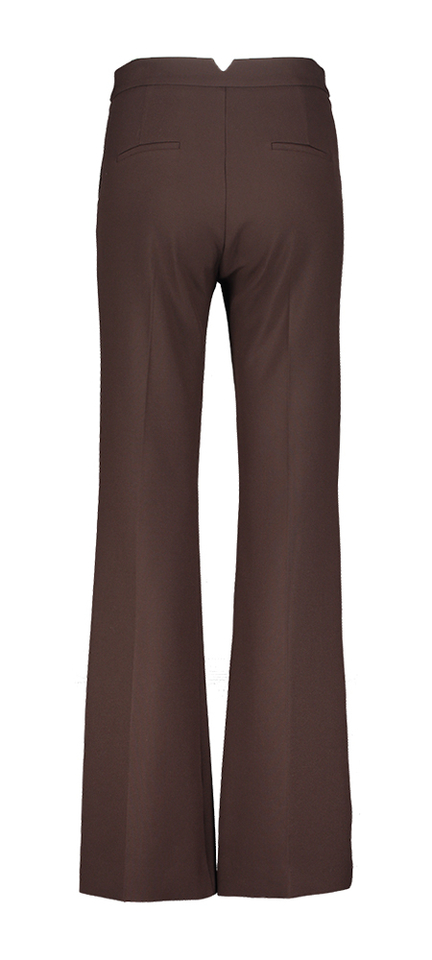 Bruine broek met rechte pijp Laure Oscar