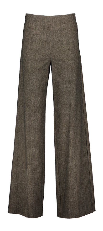 Bruine broek met fijn motief Lucy Oscar