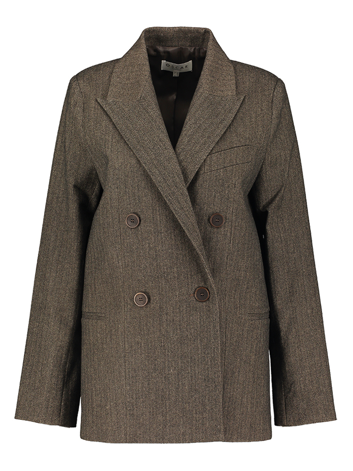 Bruine geklede blazer Rulpho Oscar