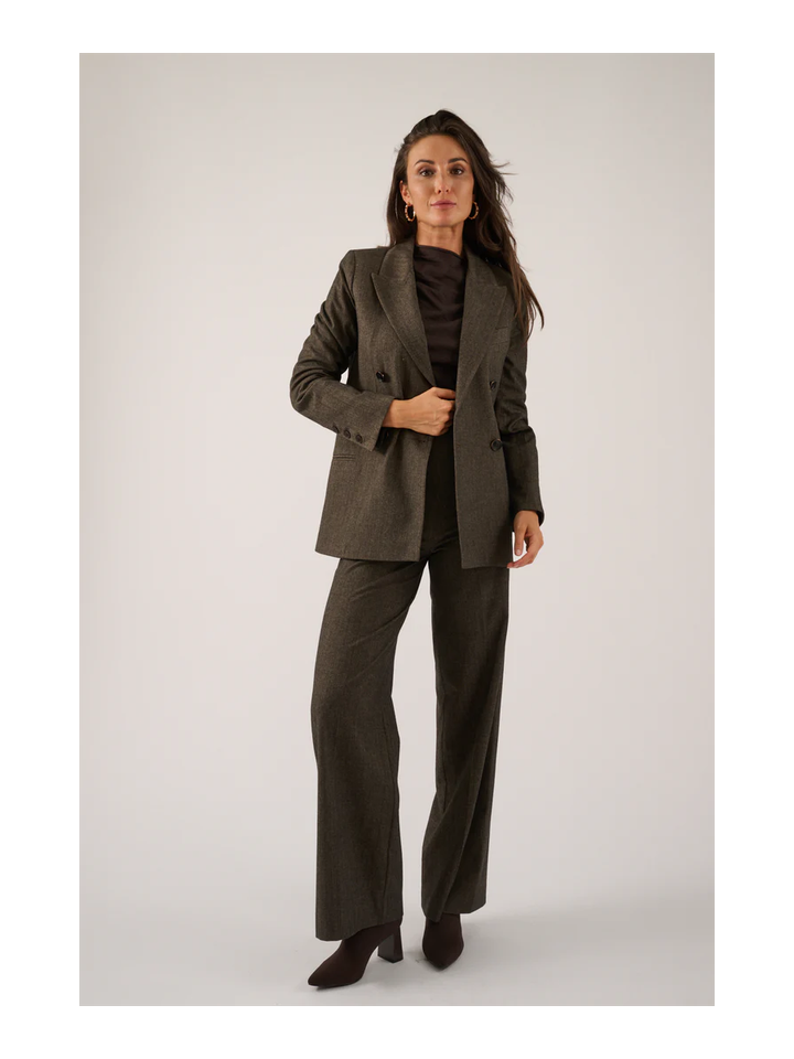Bruine geklede blazer Rulpho Oscar