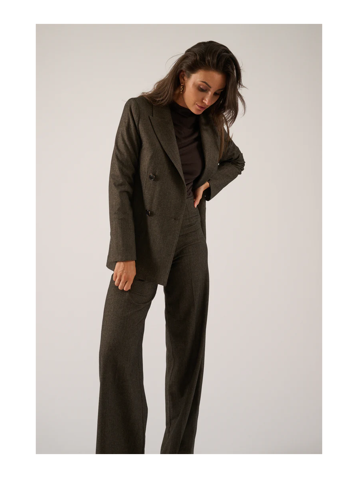 Bruine geklede blazer Rulpho Oscar