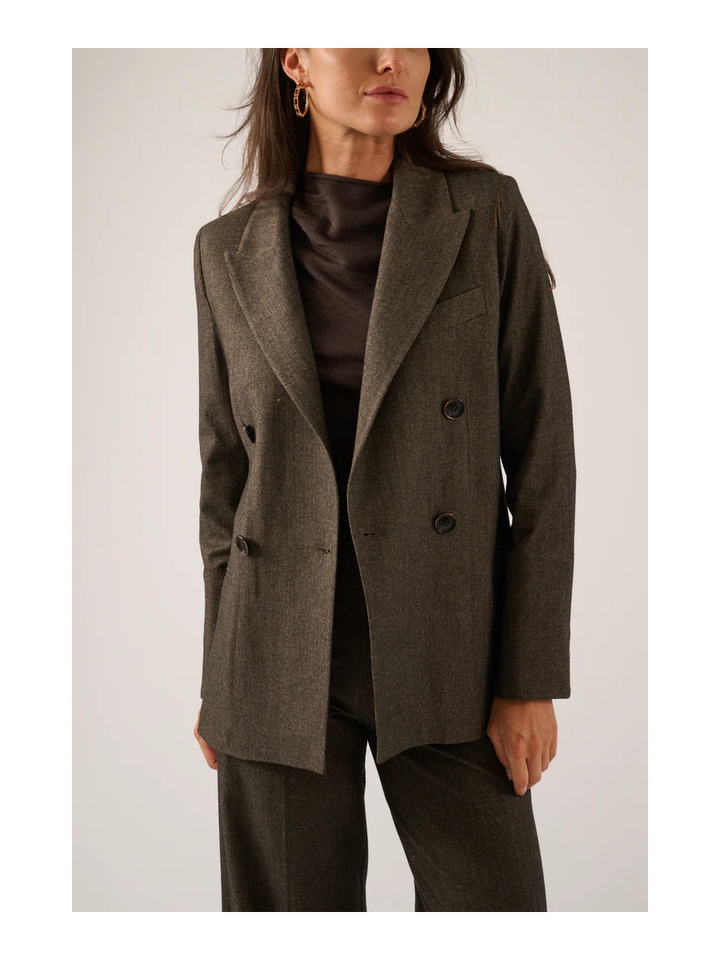 Bruine geklede blazer Rulpho Oscar