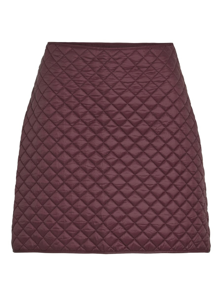 Bordeaux korte gewatteerde rok Vibenji Vila