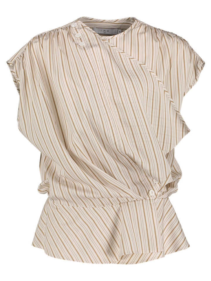 Beige bloes met strepen Uttopia Iro