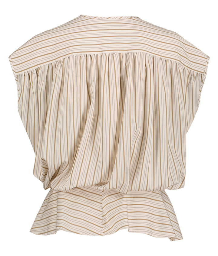 Beige bloes met strepen Uttopia Iro