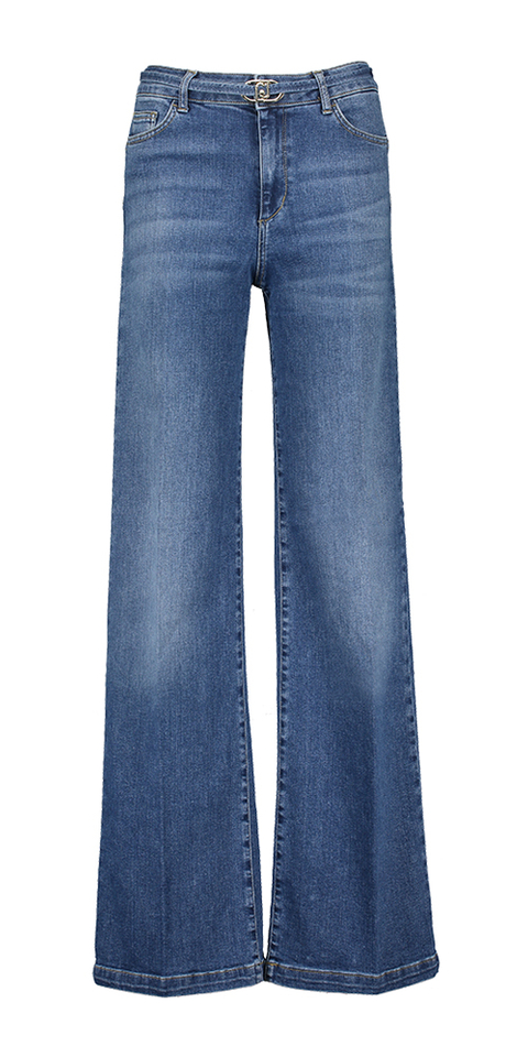 Blauwe flared fit jeans Liu Jo 