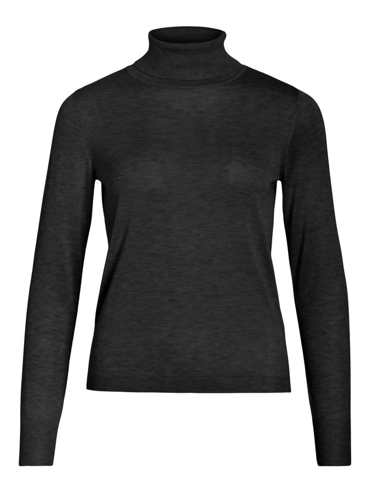 Zwarte trui met rolkraag Viclaudie Rol Vila