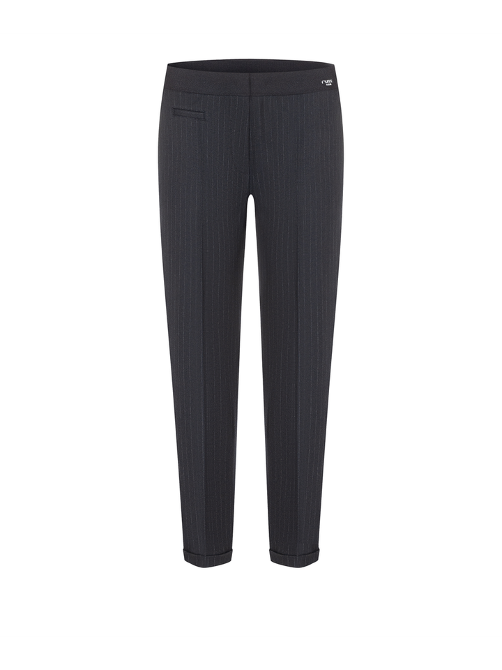 Donkerblauwe geklede broek Kim Cambio