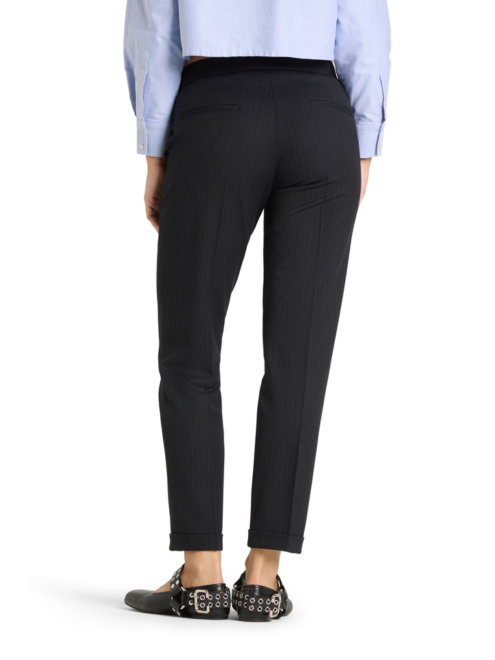 Donkerblauwe geklede broek Kim Cambio