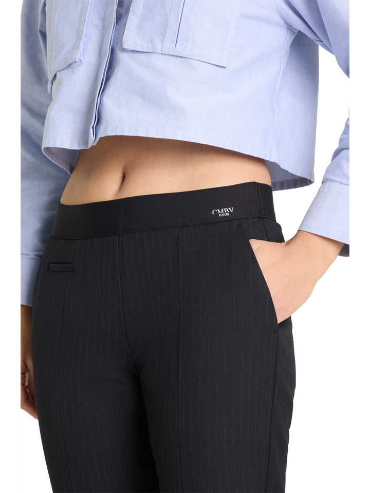 Donkerblauwe geklede broek Kim Cambio