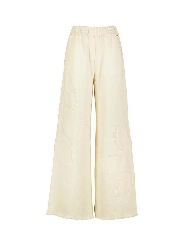 Wide fit jeans met detail Caroline Biss 