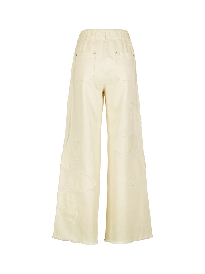 Wide fit jeans met detail Caroline Biss 