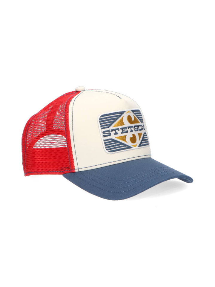 Denim/ecru pet Trucker Stetson