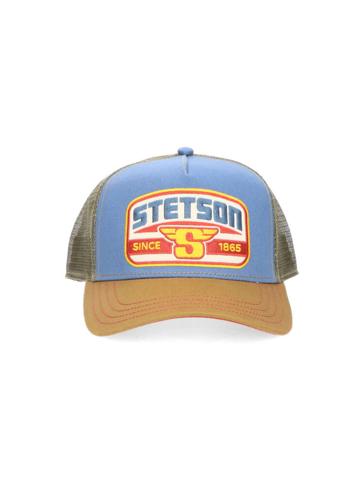 Brown/blue pet Trucker Stetson 