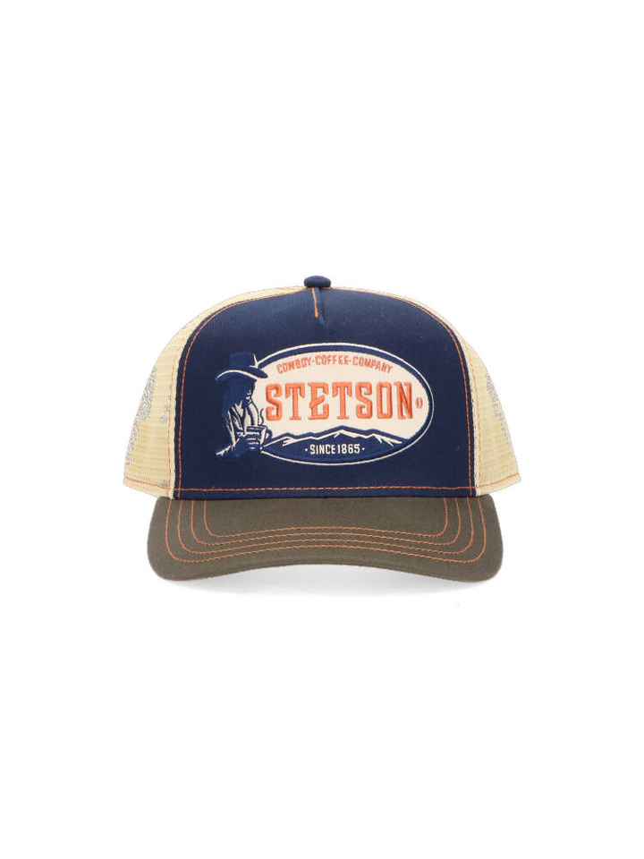 Olive/navy pet Stetson 