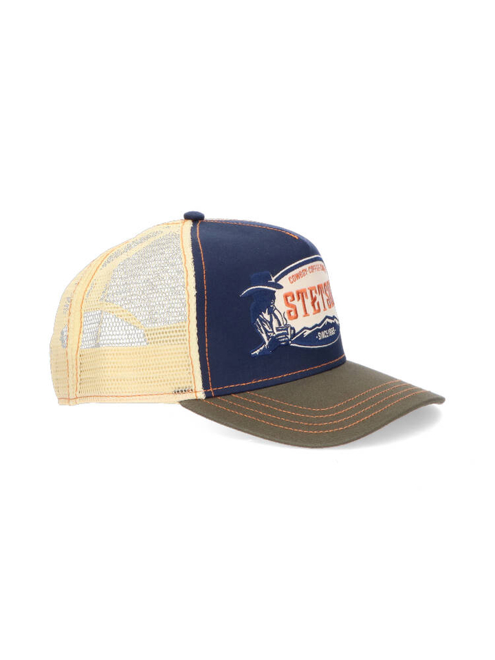 Olive/navy pet Stetson 