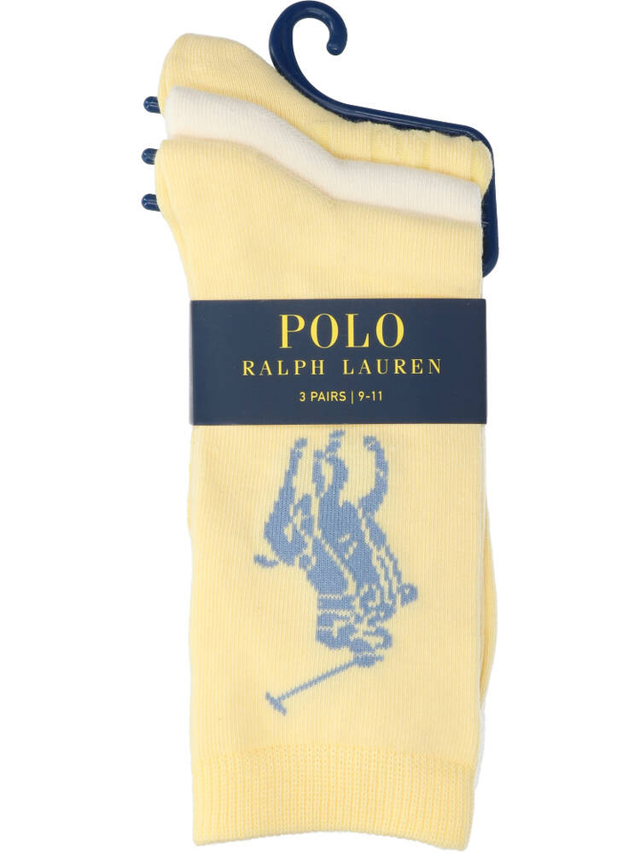 Yellow kousen 3-pack Ralph Lauren 