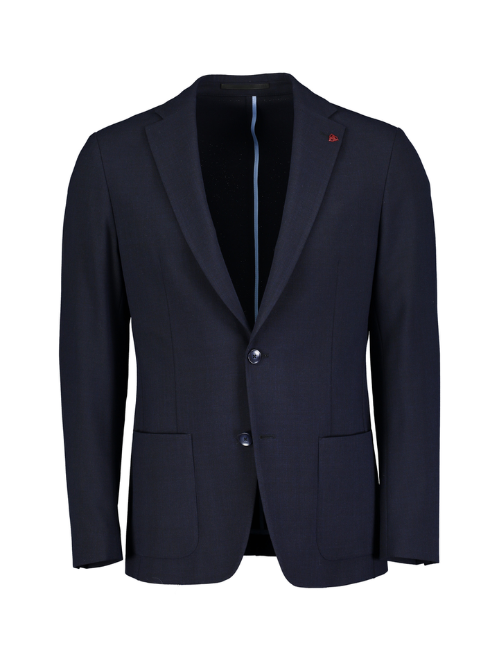 Blauwe kostuumblazer slim fit Roy Robson 