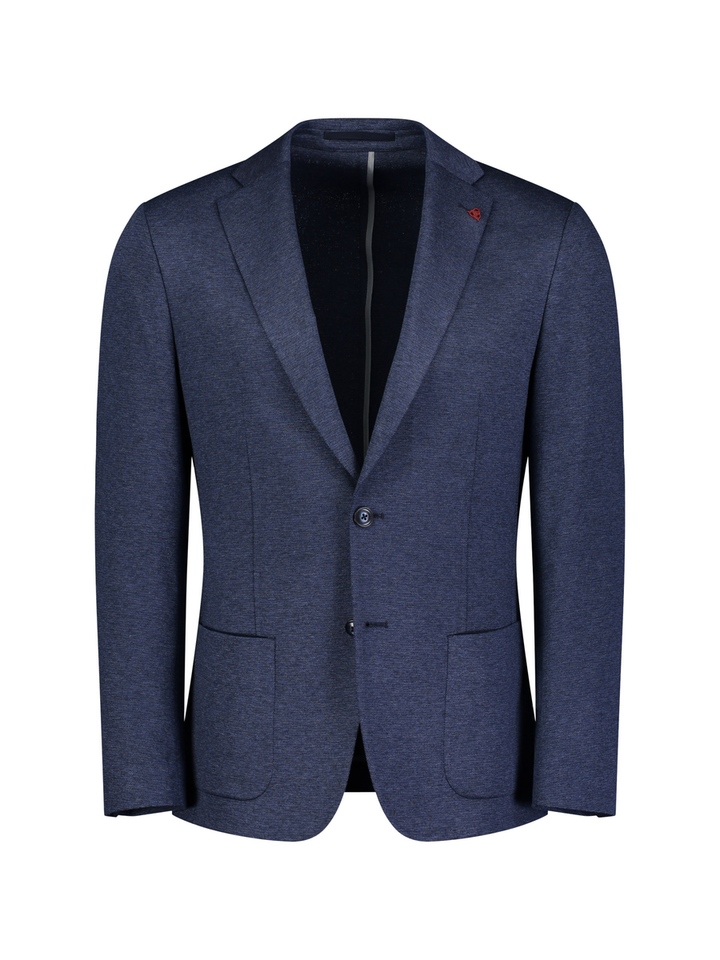Blauwe slim fit kostuumblazer Roy Robson 