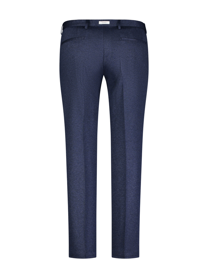 Blauwe slim fit kostuumbroek Roy Robson