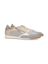 Beige met lichtblauwe lage sneakers DL Sport