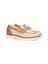 Beige/cognac kleurige mocassins DL Sport 