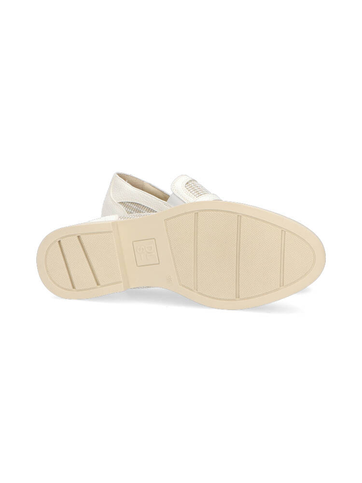 Ecru beige mocassins DL Sport 