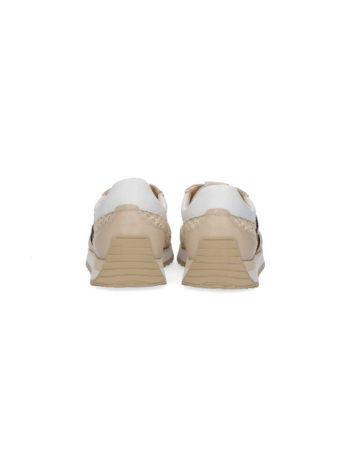Beige veterschoenen Softwaves