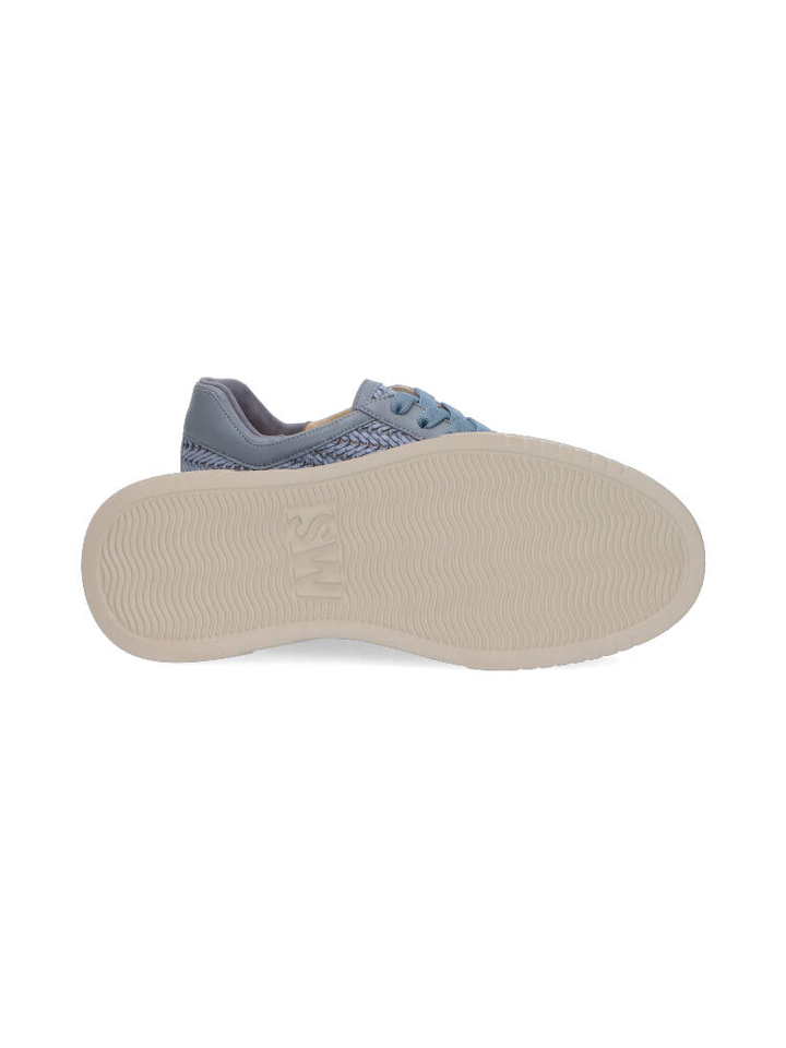 Lichtblauwe geweven sneakers Softstone